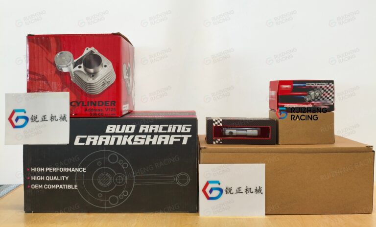 Assorted custom packaging boxes for motorcycle parts
