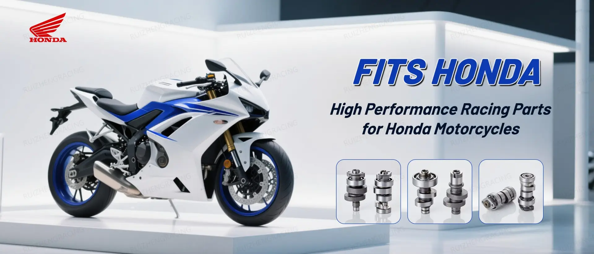 Honda motorcycle racing parts – camshaft, crankshaft, engine upgrades
