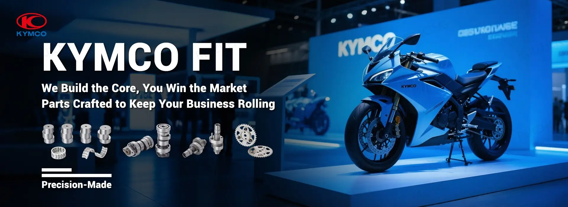 KYMCO high-performance scooters and motorcycles - racing and OEM parts