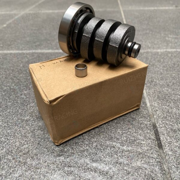 Side view of Yamaha NMAX unfinished camshaft