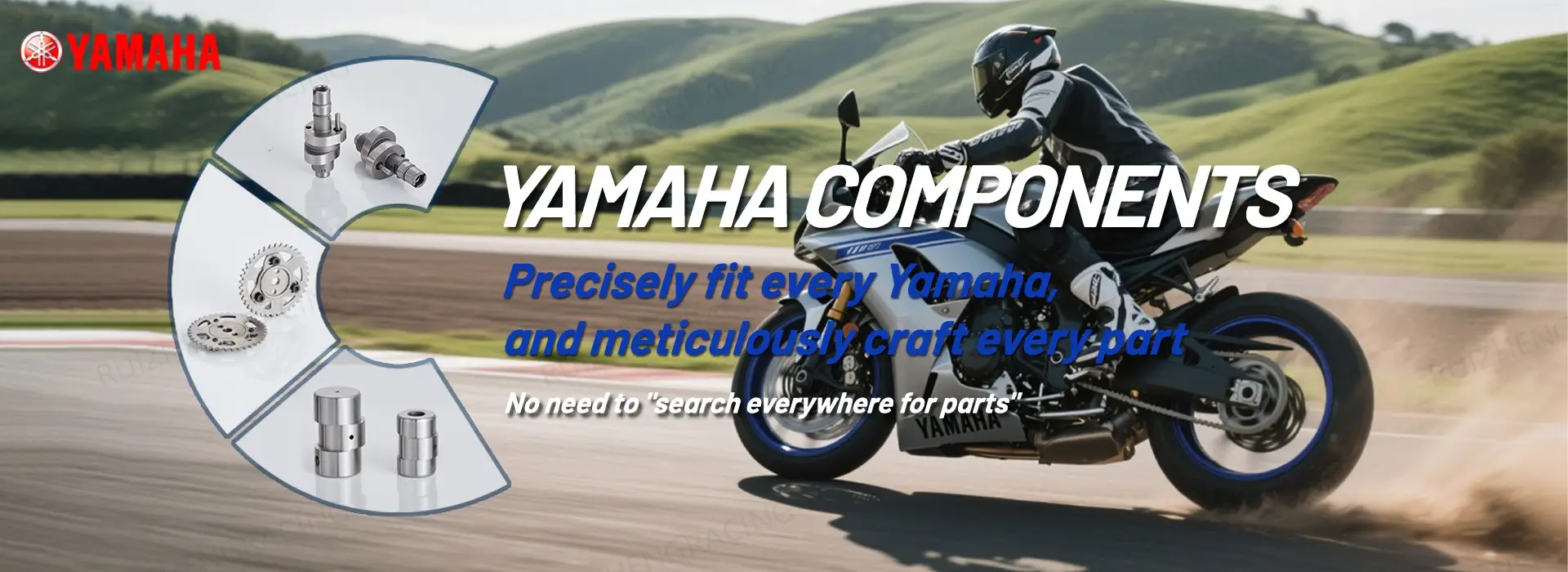 Yamaha racing motorcycle parts – camshaft, crankshaft, OEM & custom components