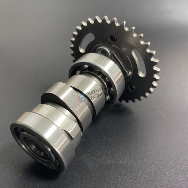GY6 timing sprocket with camshaft detail close-up
