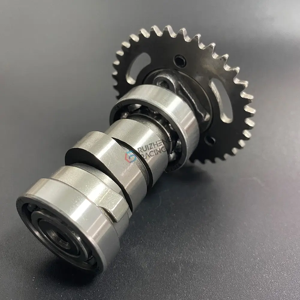 GY6 timing sprocket with camshaft detail close-up