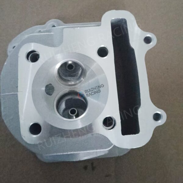 GY6 racing cylinder head 61mm 172cc 2 valve design front close up