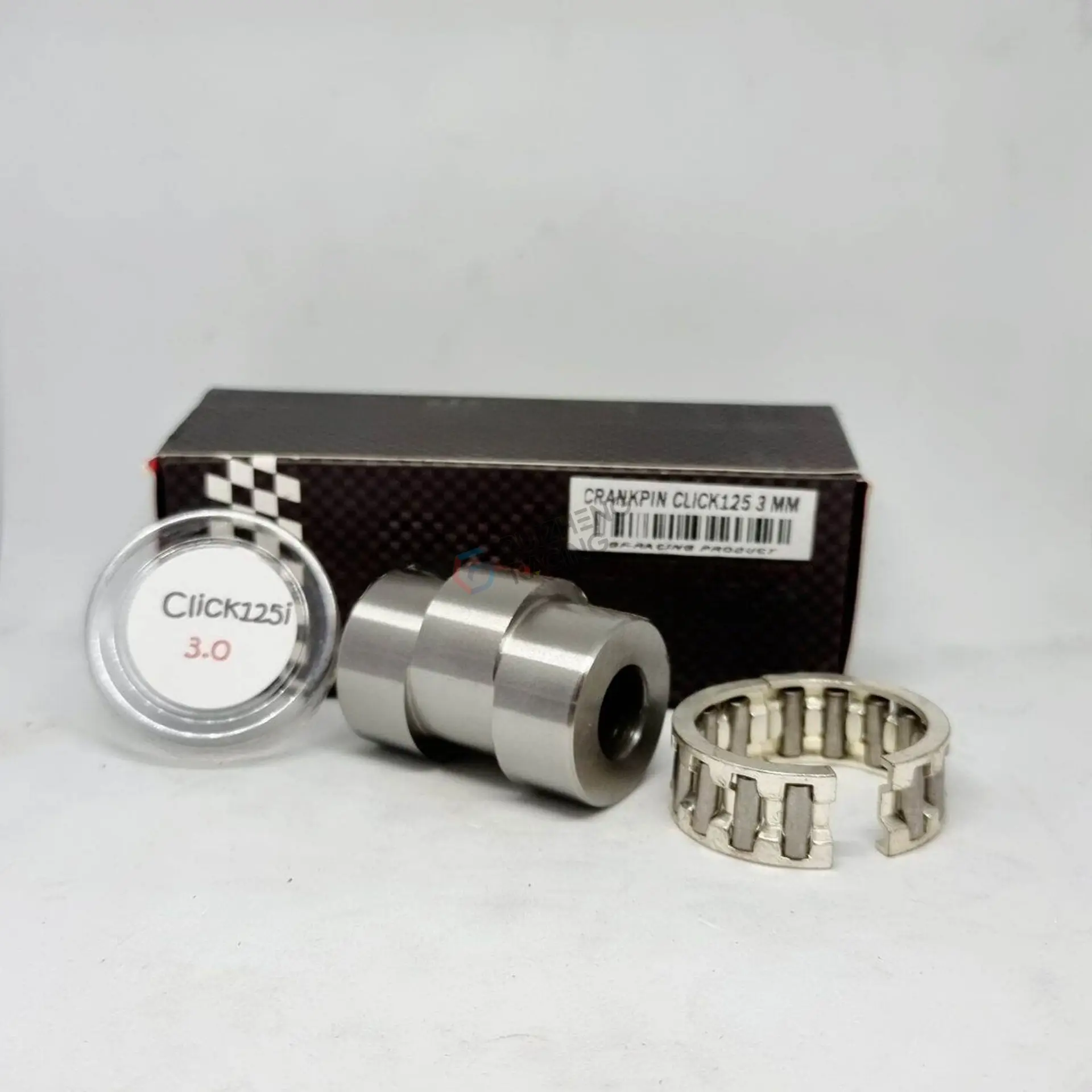 Honda Vario125 crank pin and bearing kit in packaging – Ruizheng Racing aftermarket parts