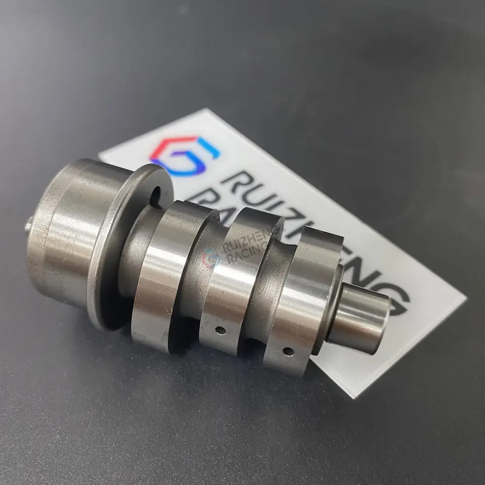 NMAX 155 camshaft side profile showing cam lobe shape and machining quality