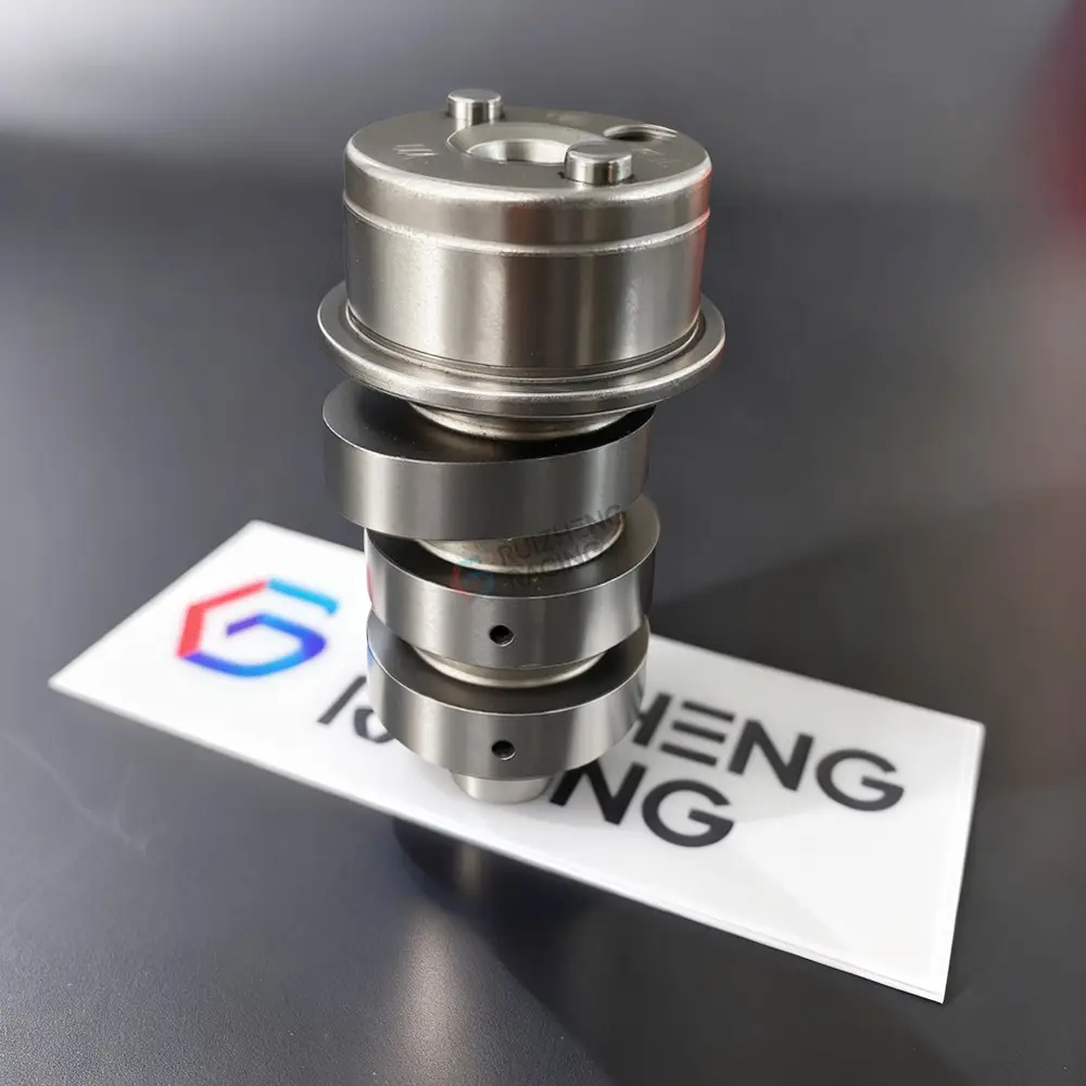 Yamaha NMAX racing camshaft top view with polished cam lobes