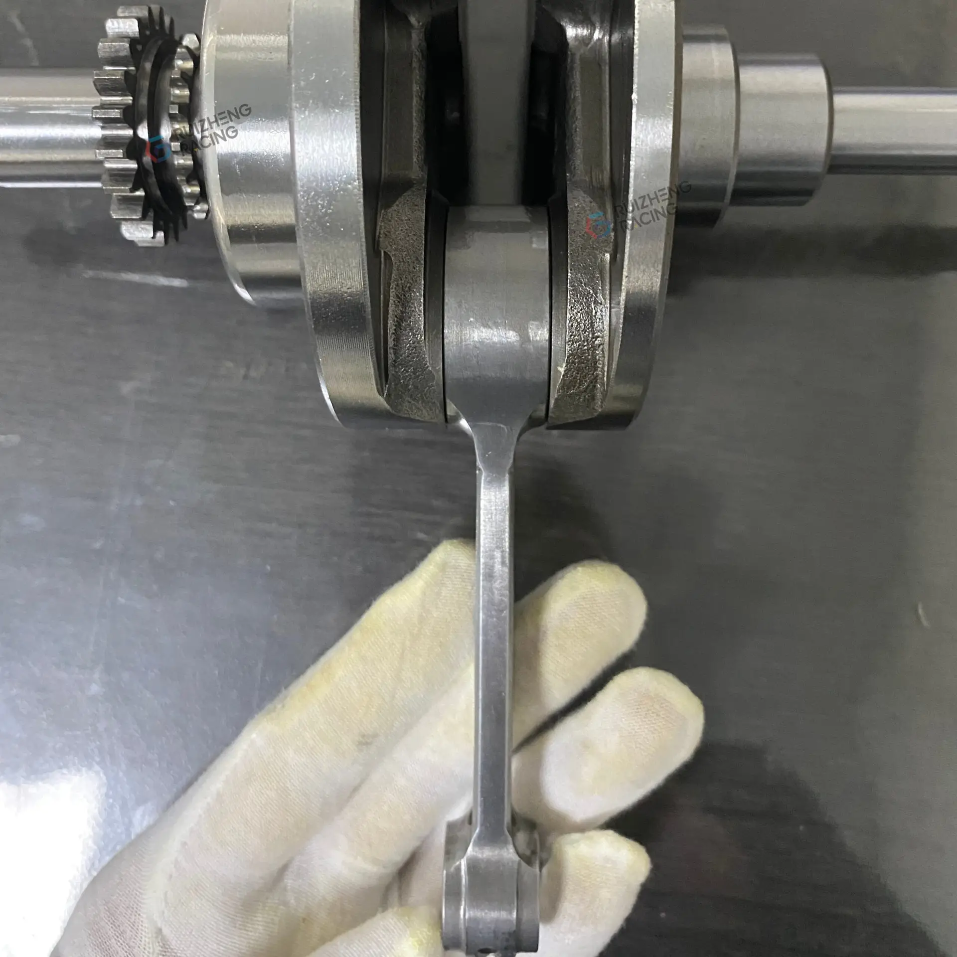 Forged Connecting Rod on PCX160 Crankshaft +6mm Stroke